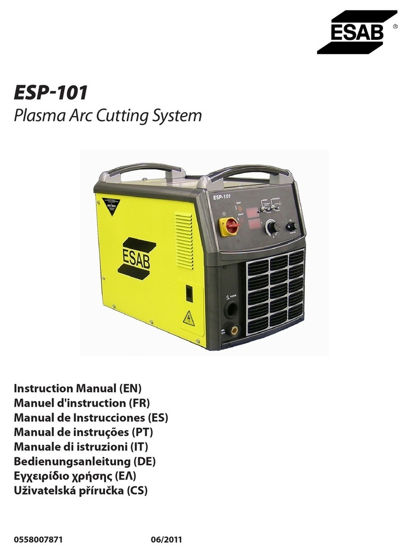 ESAB ESP-101 User manual