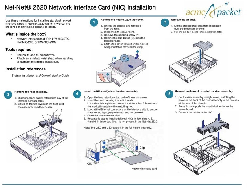 Acme Packet Net-Net 2620 Installation