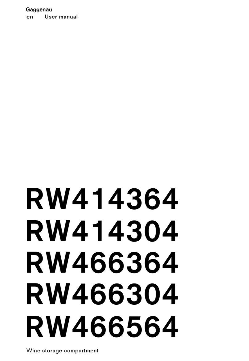 Gaggenau RW414364 user manual