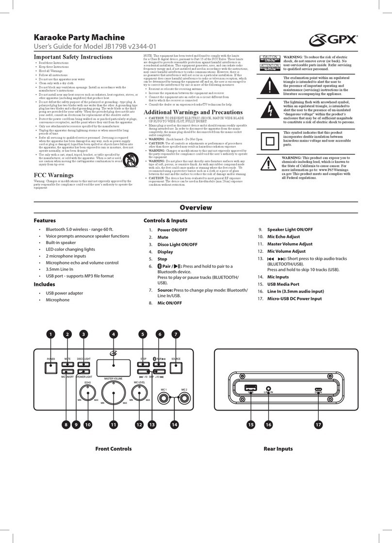 GPX JB179B user guide