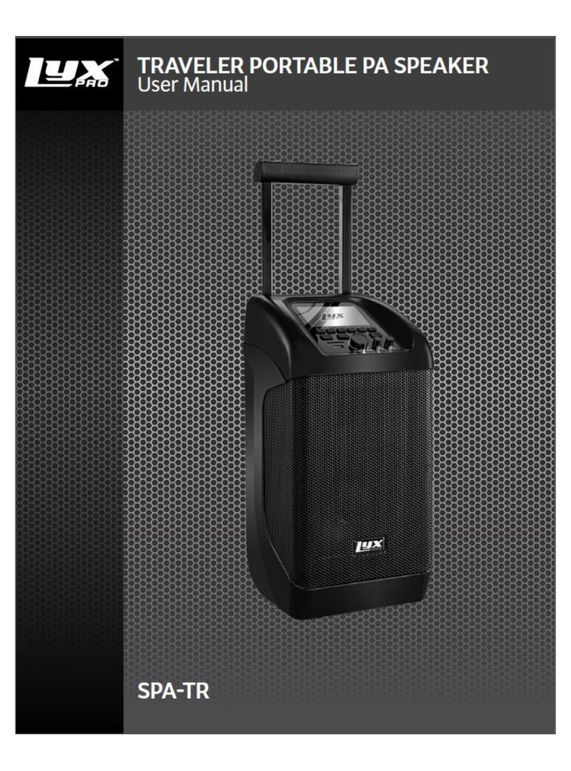 LyxPro SPA-TR user manual