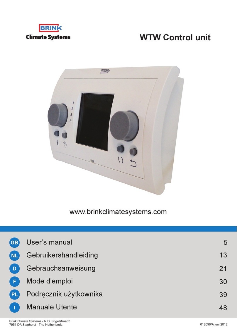 Brink WTW user manual