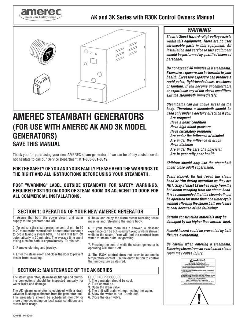 Amerec AK Series owner's manual