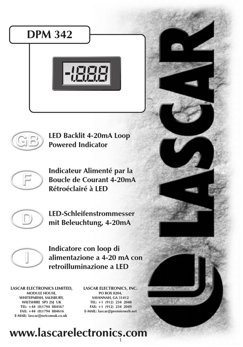 Lascar DPM 342 quick start guide