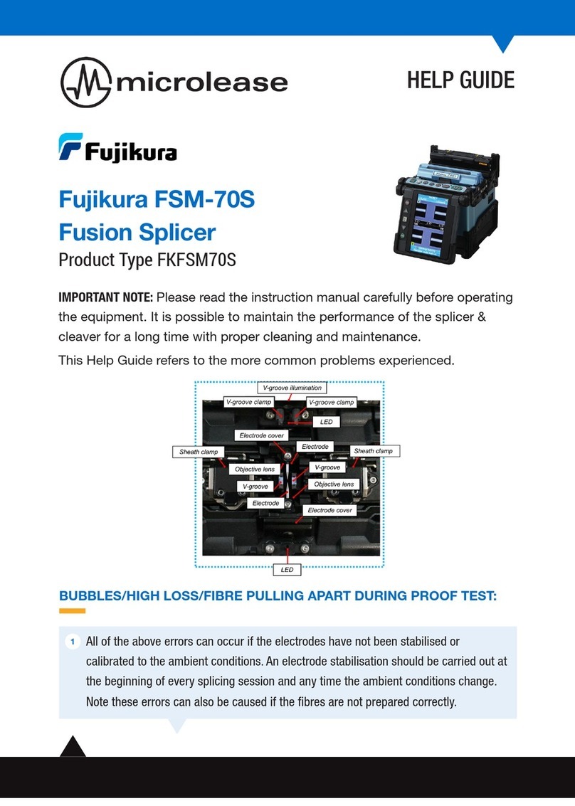 Fujikura FSM-70S Help guide