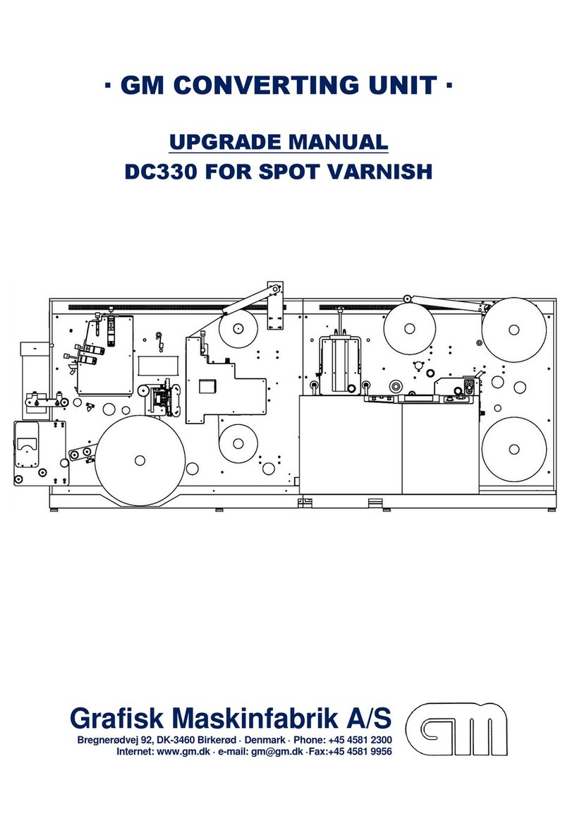 Grafisk Maskinfabrik DC330 Upgrade manual