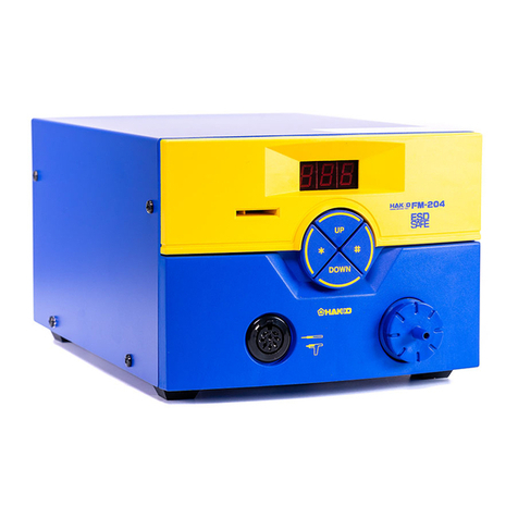 Hakko Electronics FM-204 instruction manual Hakko Electronics FM-204 instruction manual