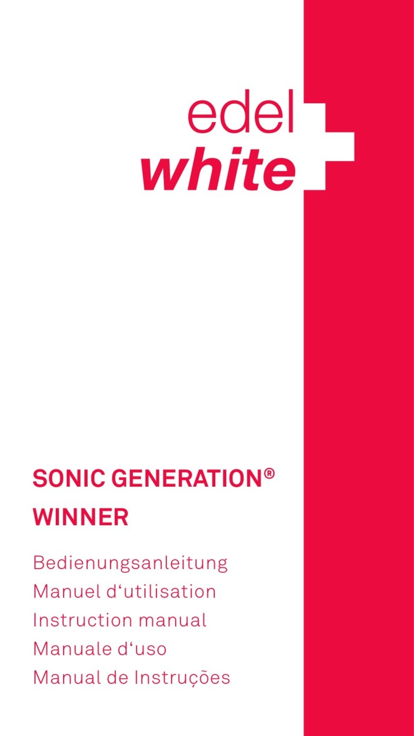 EDEL WHITE SONIC GENERATION WINNER instruction manual