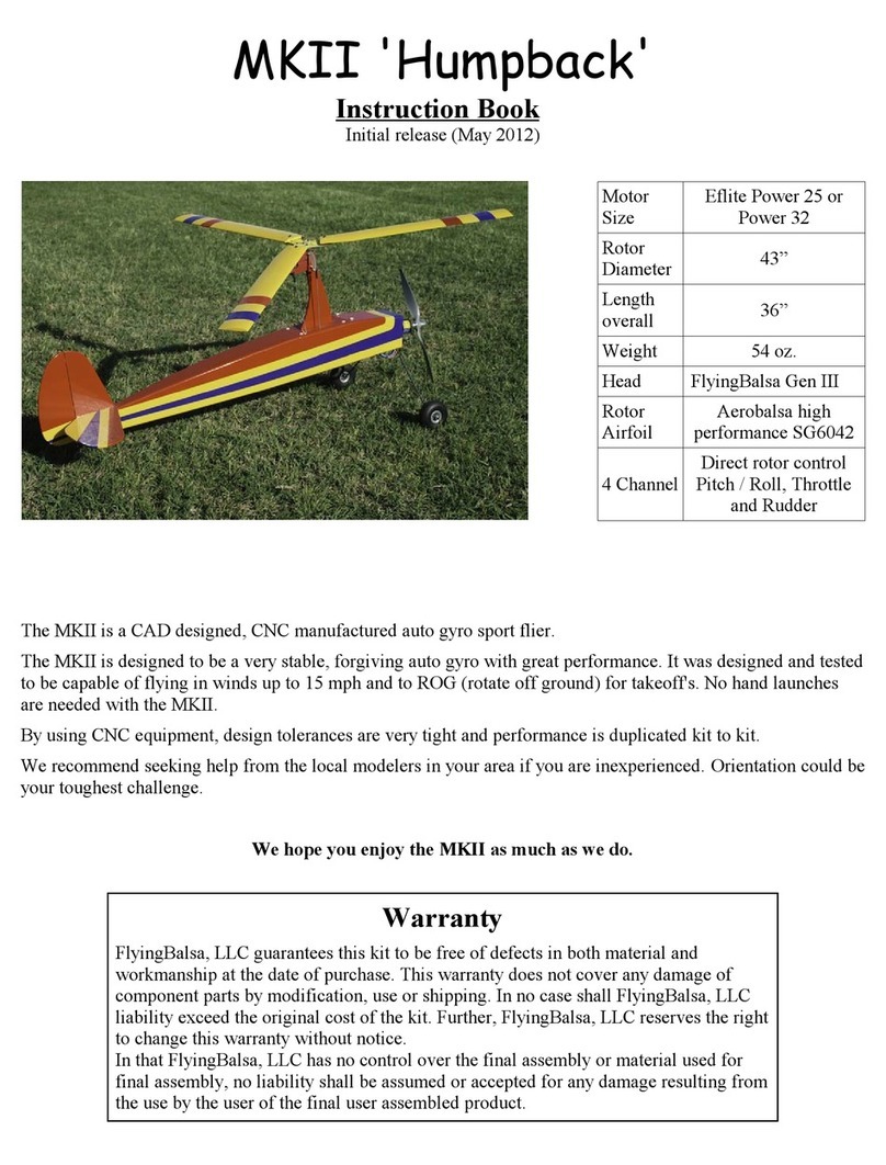 FlyingBalsa MKII Humpback Instruction book FlyingBalsa MKII Humpback Instruction book