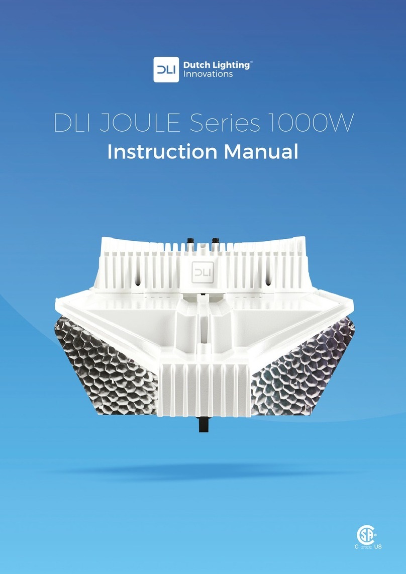 DLI 1000W DE 120-240V instruction manual