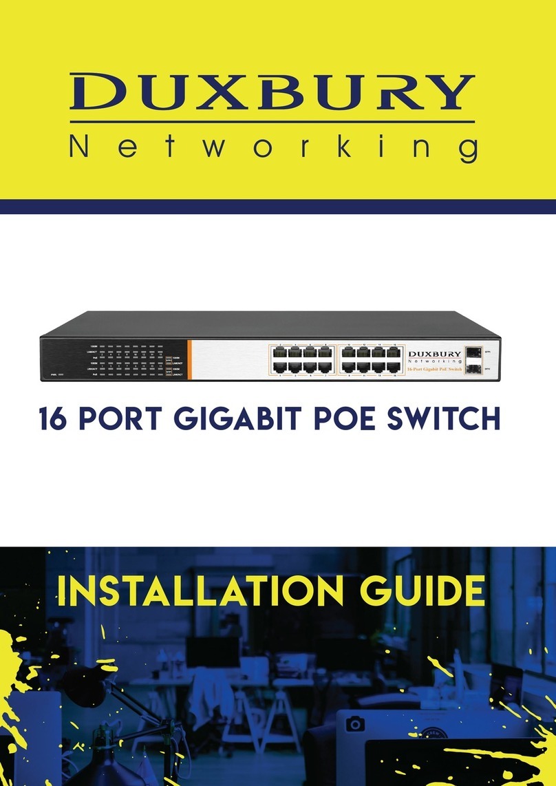 Duxbury Networking N.JGS516PE-100EUS installation guide