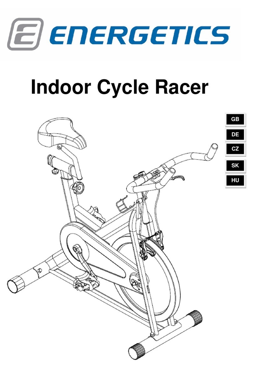 Energetics Indoor Cycle Racer User manual