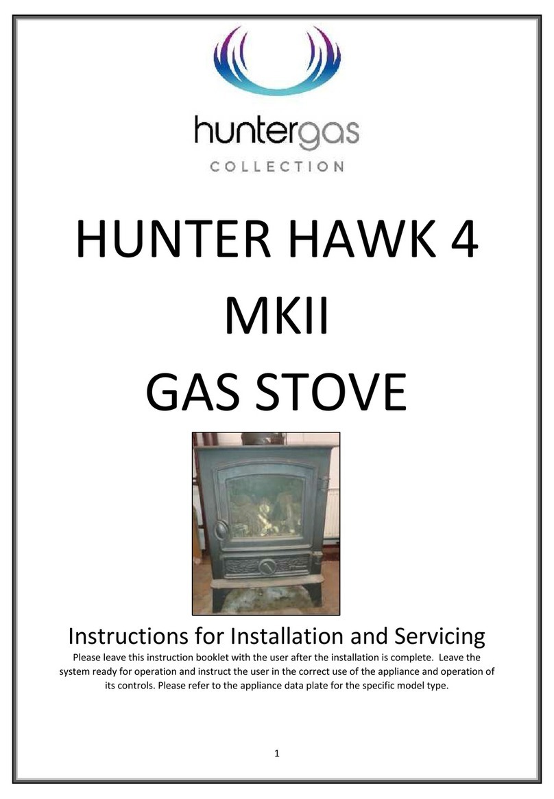 HunterGas HUNTER HAWK 4 MKII Instructions for installation and servicing