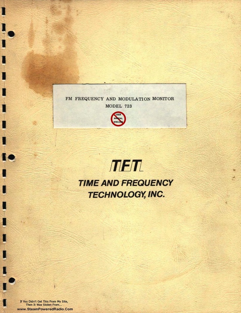 TFT 723 instruction manual