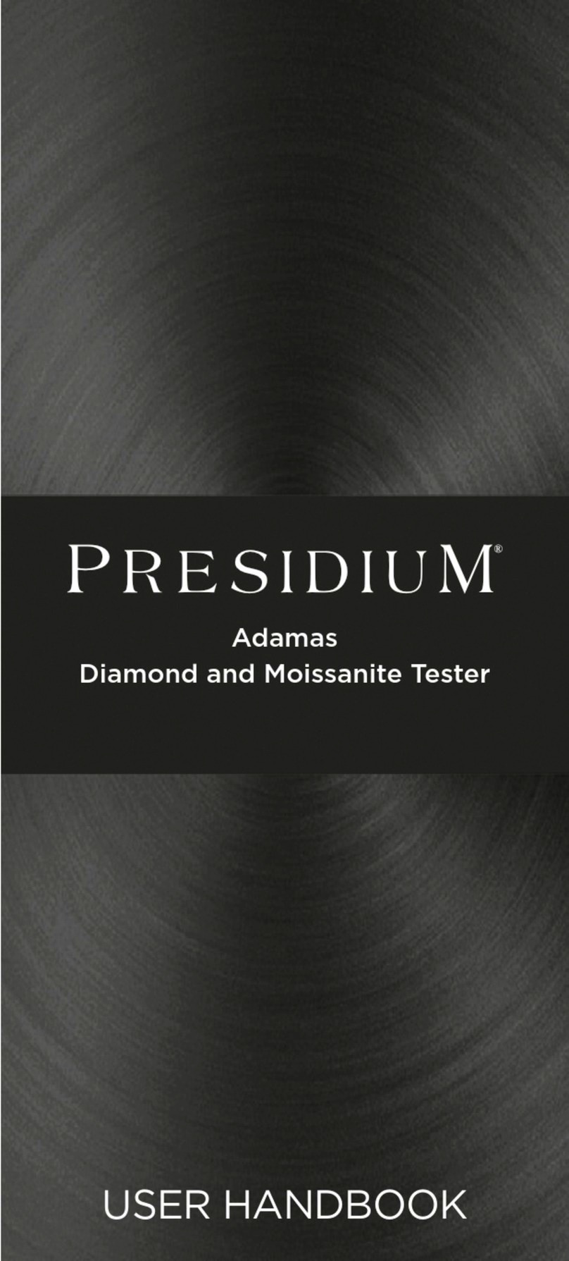 PRESIDIUM Adamas Instruction Manual
