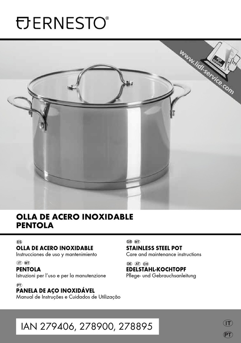 Ernesto 685160 Care and maintenance instructions