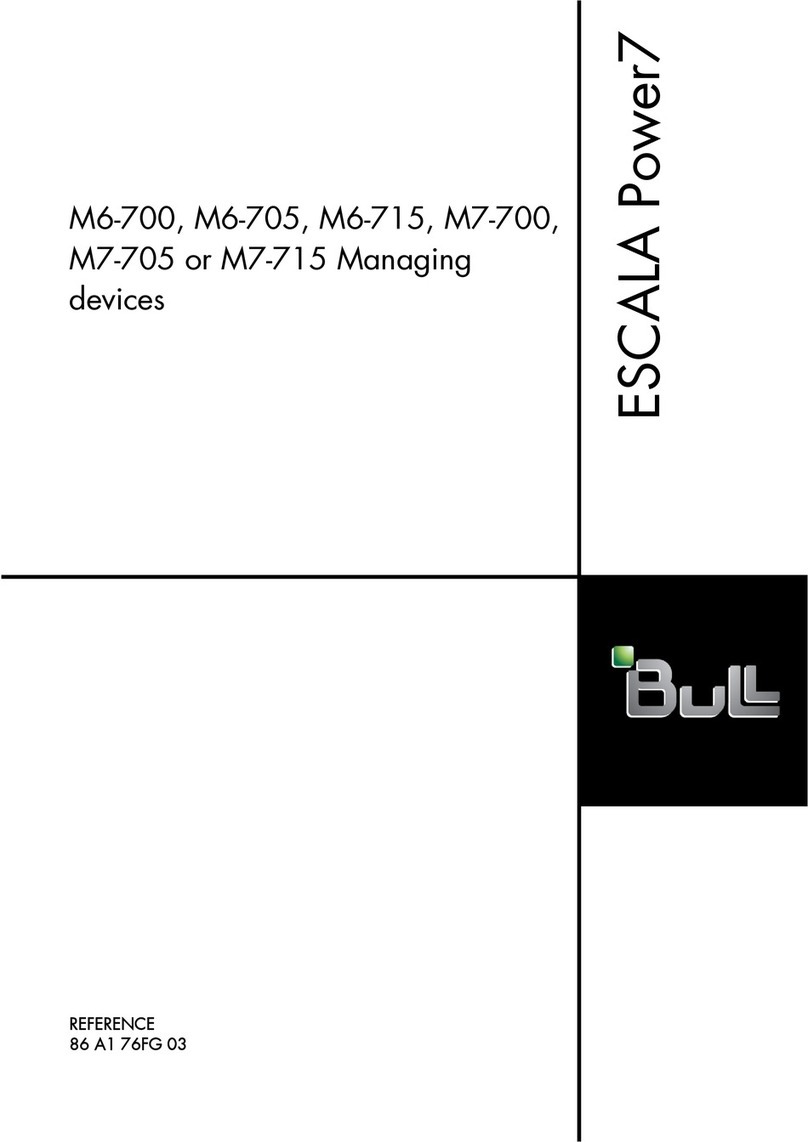Bull Escala Power7 Series User manual