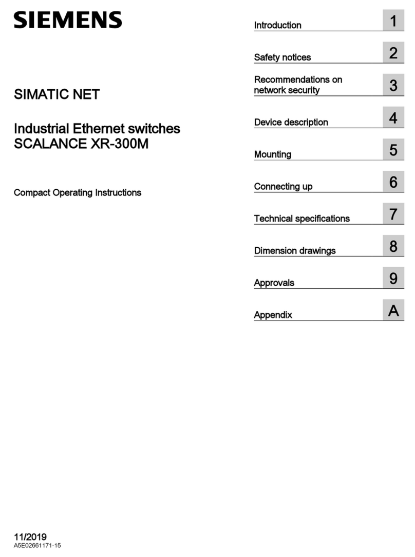 Siemens SCALANCE XR-300M Compact operating instructions Siemens SCALANCE XR-300M Compact operating instructions