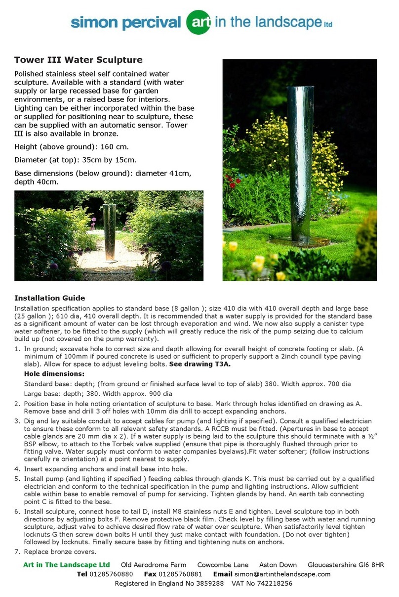 SIMON PERCIVAL Art in the Landscape Tower III manual