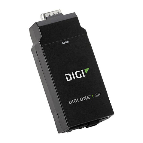 Digi One SP User manual