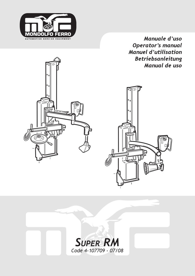 Mondolfo Ferro Super RM Series Operator's manual