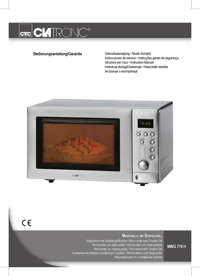 Clatronic MWG 779 H User manual