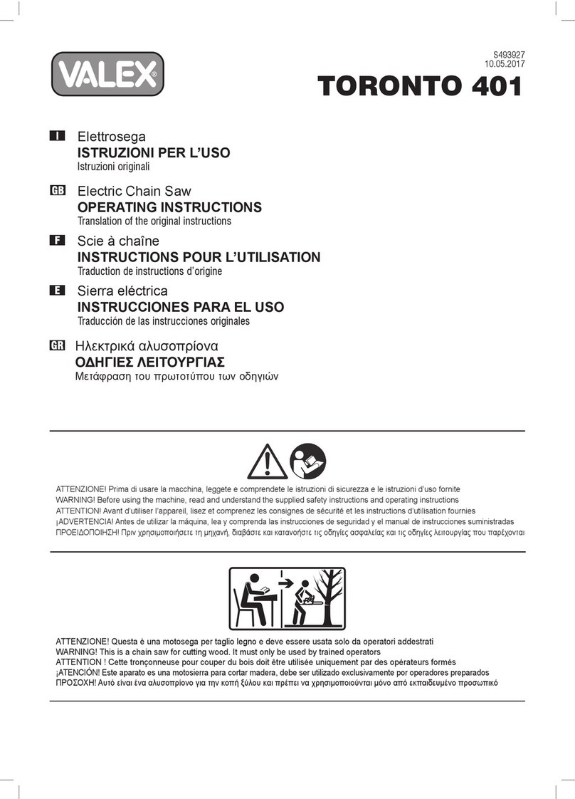 Valex TORONTO 401 User manual