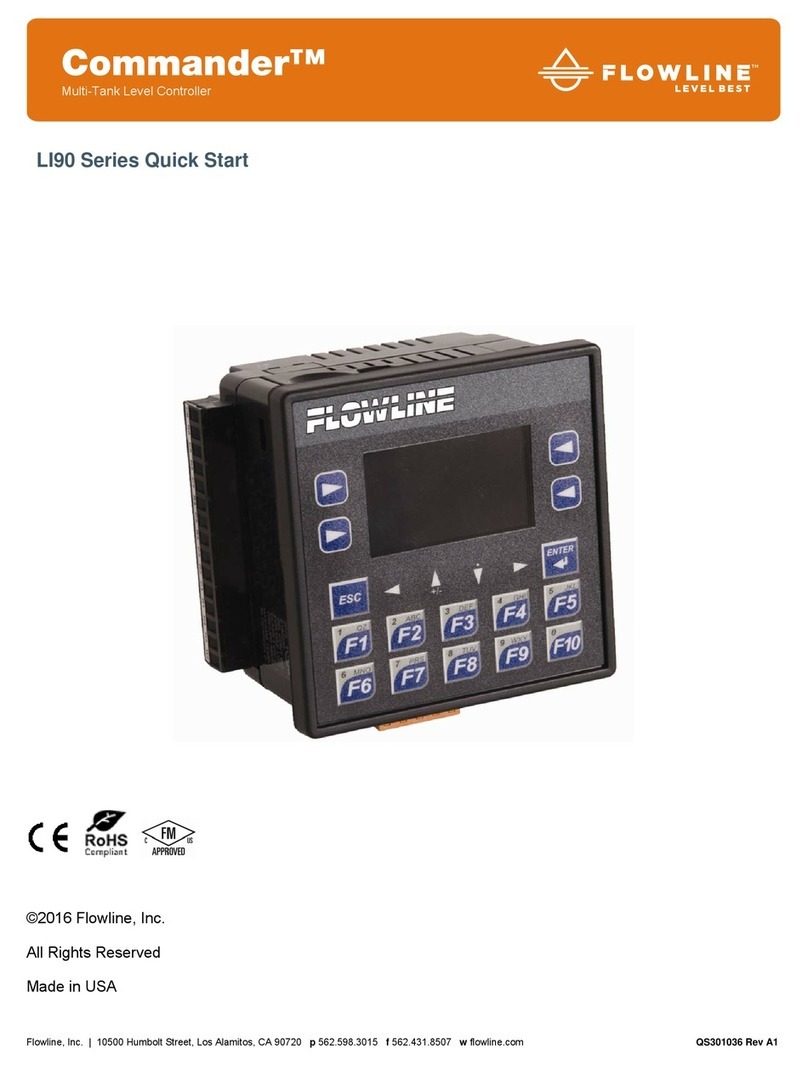 FlowLine Commander LI90 Series User manual