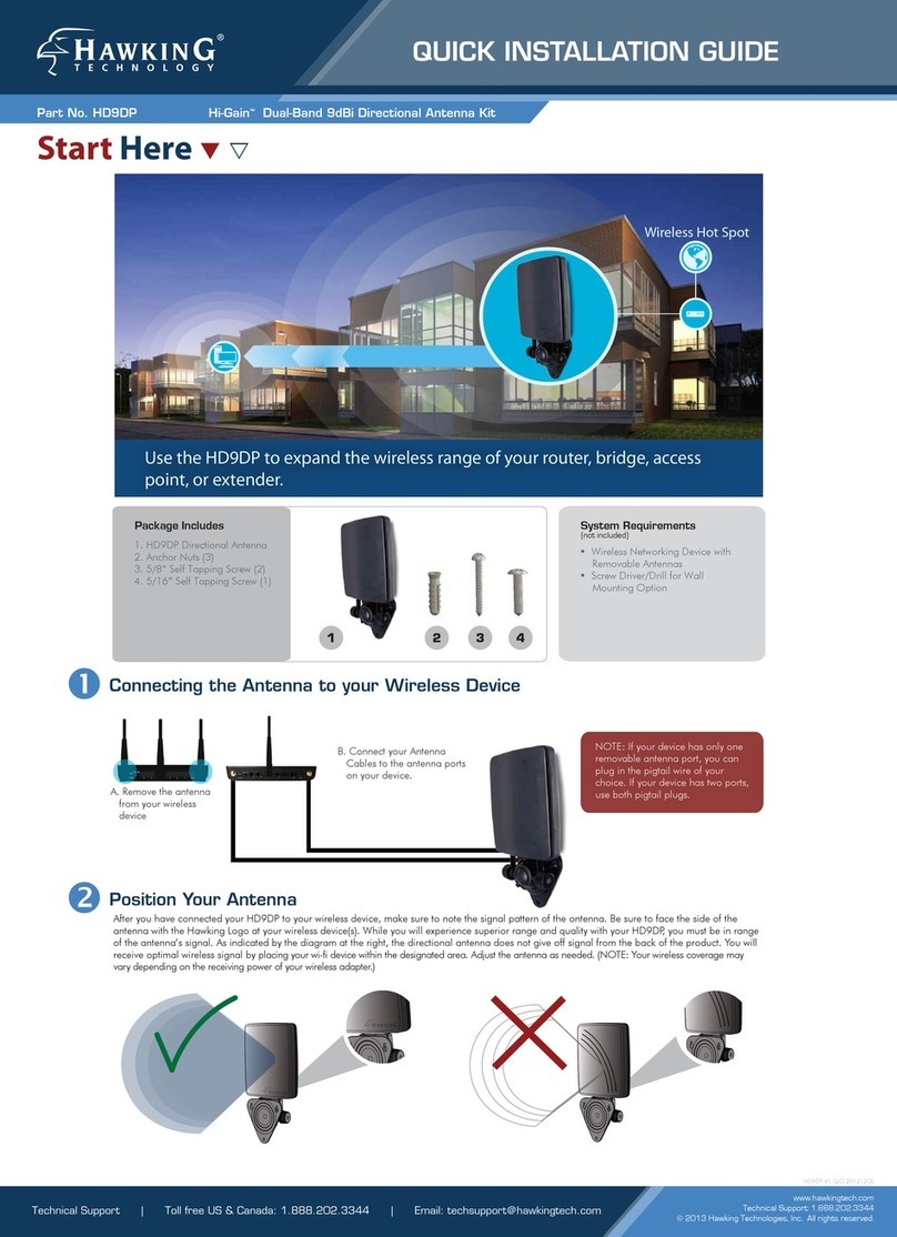 Hawking Hi-Gain HD9DP Quick installation guide Hawking Hi-Gain HD9DP Quick installation guide