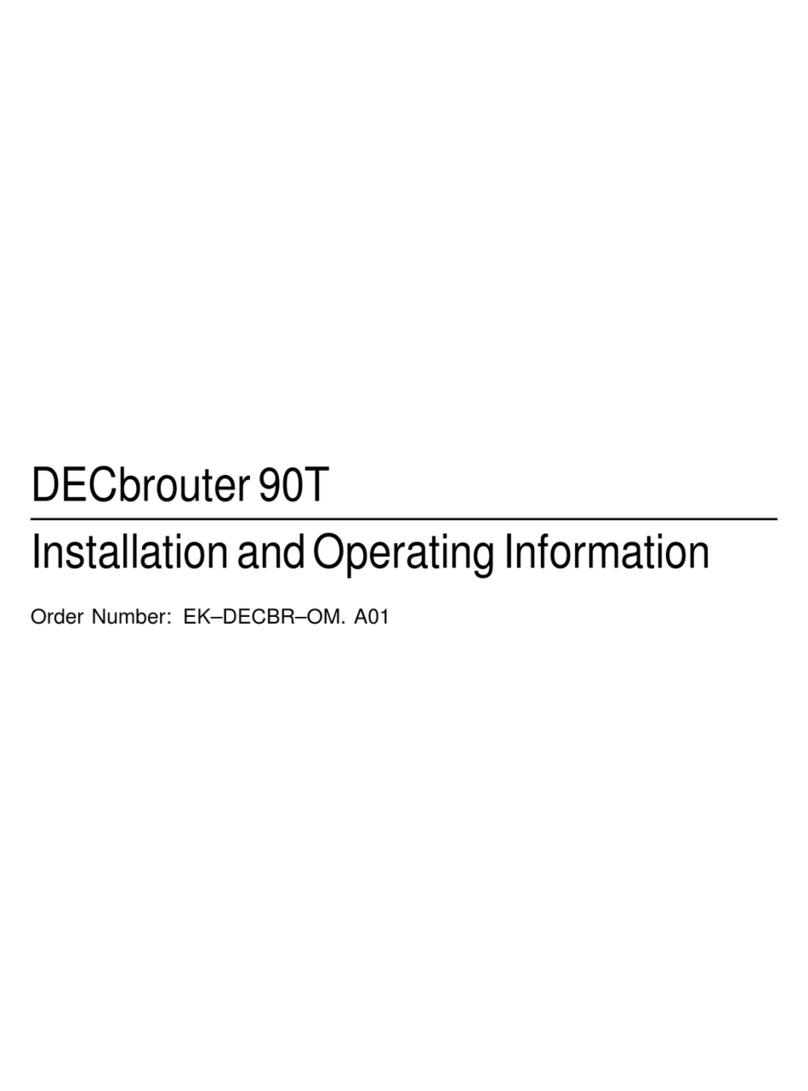 Digital Equipment DECbrouter 90 User manual