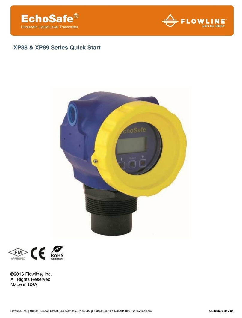 FlowLine EchoSafe XP88 quick start