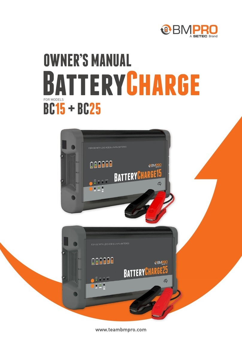 Setec BM PRO BatteryCharge15 owner's manual