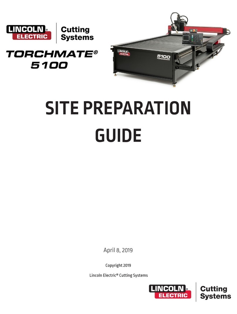 Lincoln Electric Torchmate 5100 Series Operating instructions