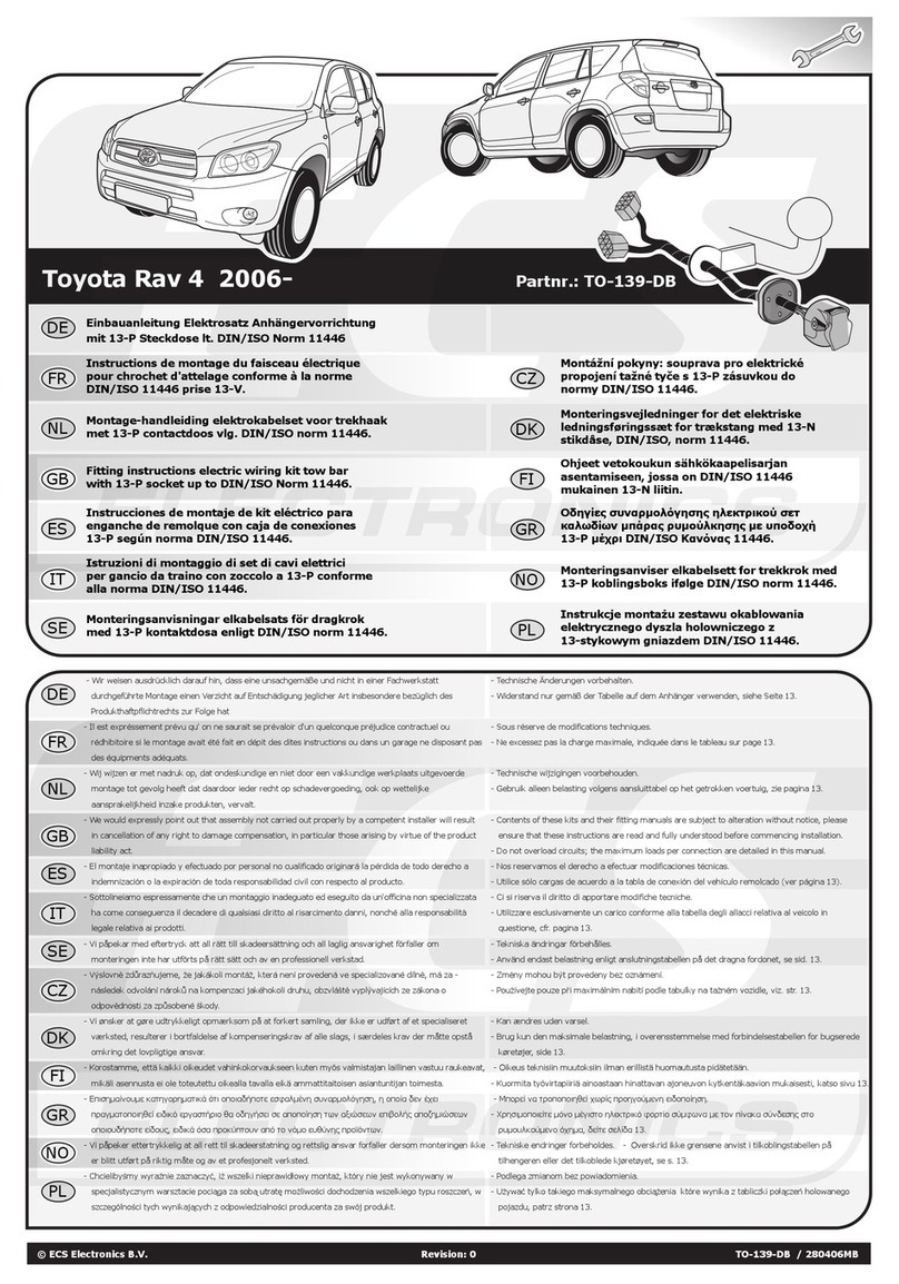 ECS Electronics TO-139-DB Fitting instructions