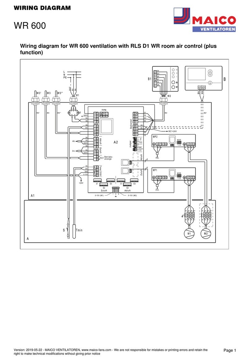 Maico WR 600 Quick start guide