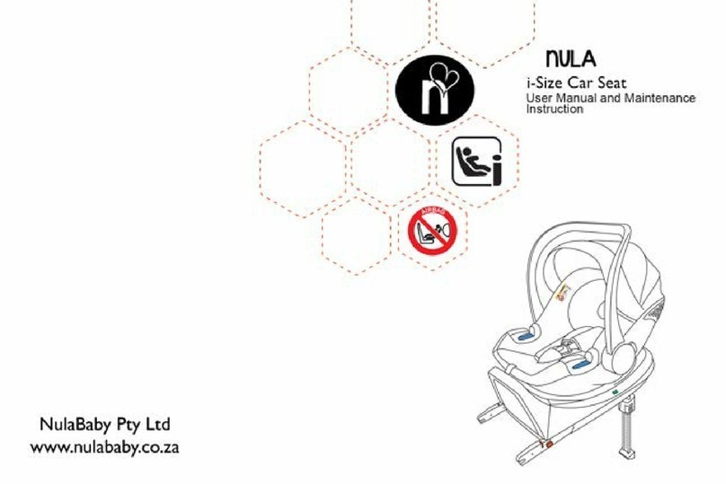 Nula i-Size User Manual and Maintenance Instruction