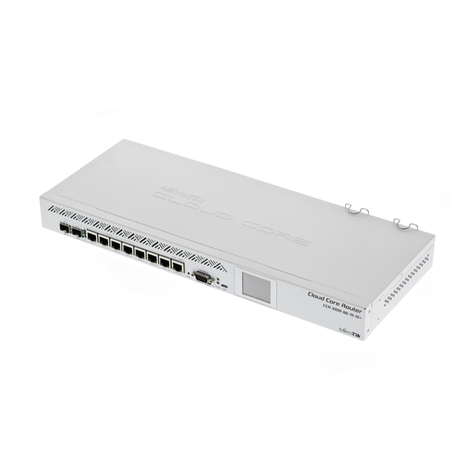 MikroTik CCR1009-8G-1S-1S+ Instruction Manual