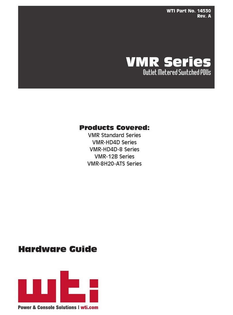 WTI VMR Standard Series Hardware guide
