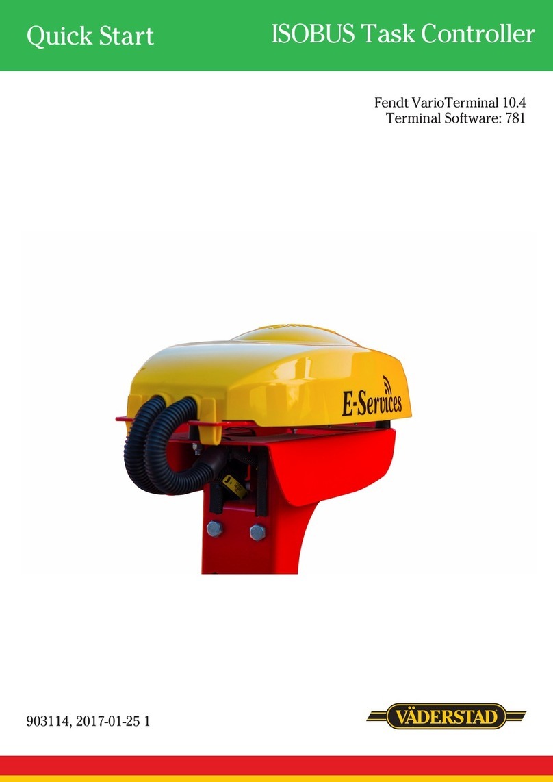 Vaderstad ISOBUS quick start