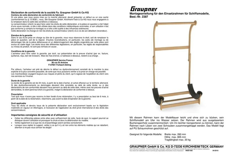 GRAUPNER 2387 manual
