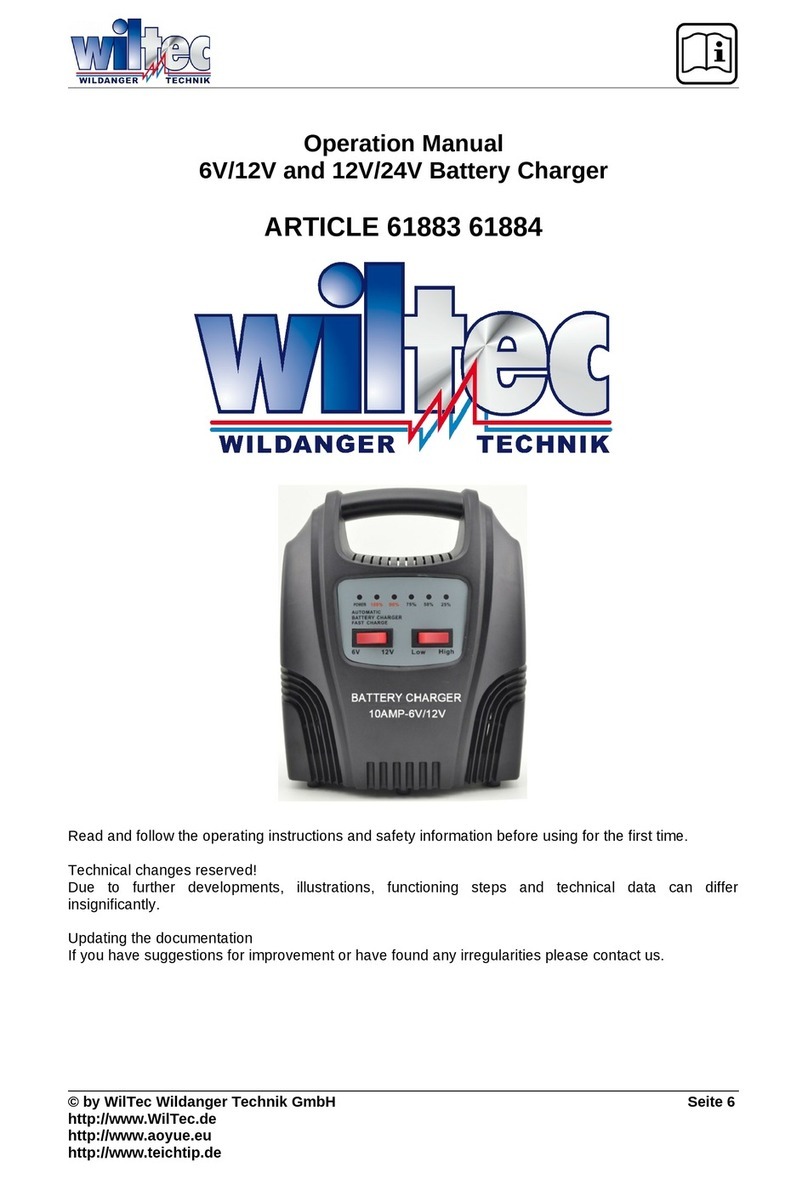 WilTec 61883 User manual WilTec 61883 User manual