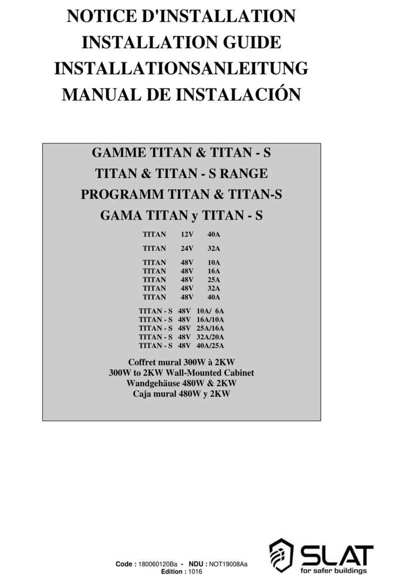 SLAT TITAN Series installation guide