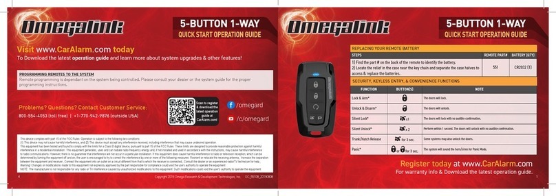 Omega Research & Development Omegalink Quick start operation guide