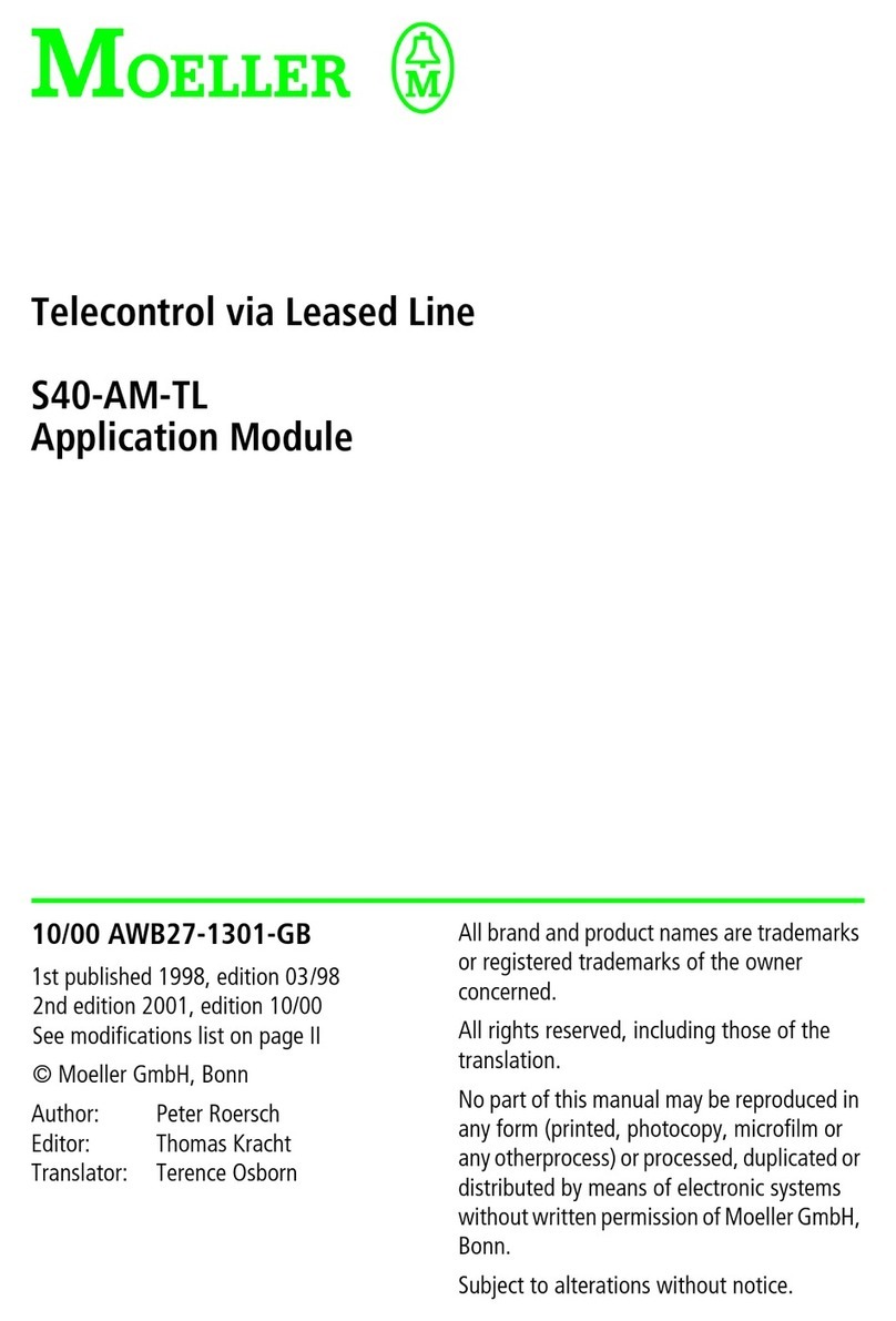Moeller S40-AM-TL manual