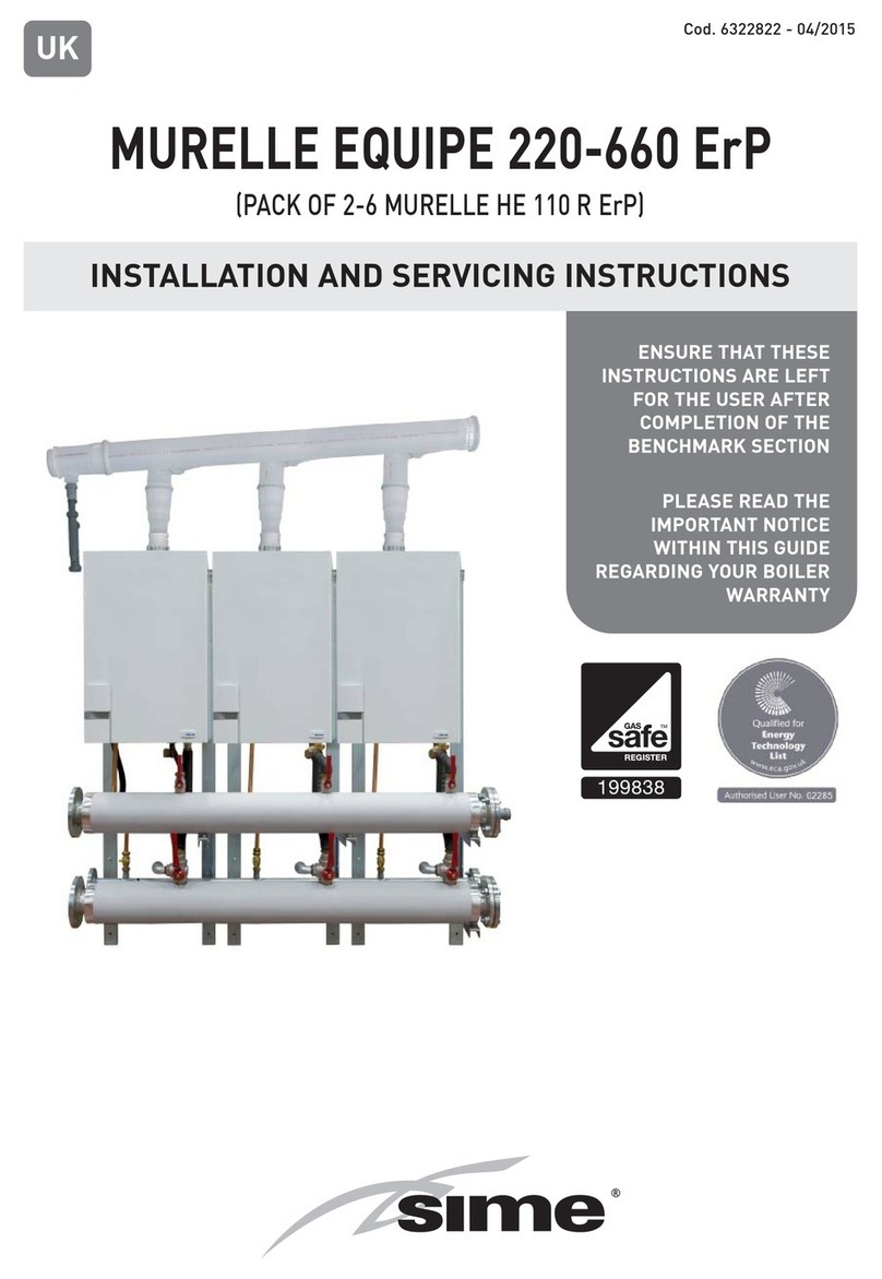 Sime MURELLE EQUIPE 220 ErP User guide