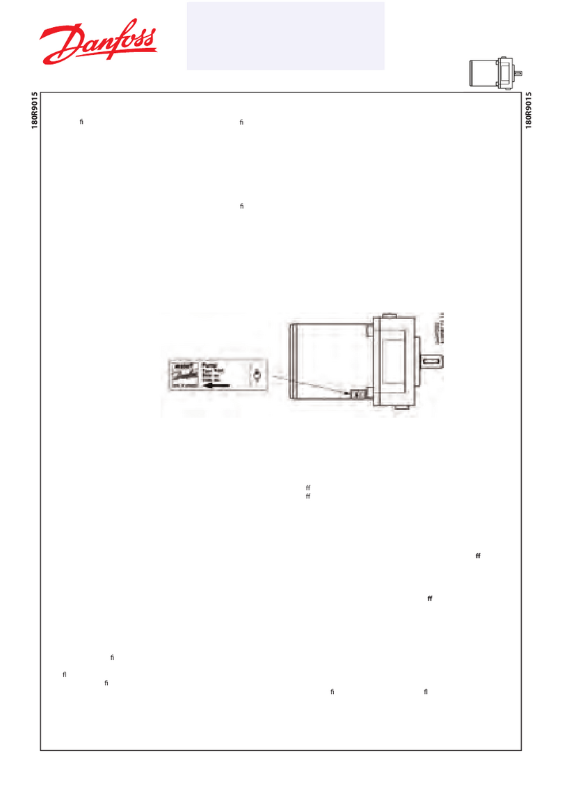 Danfoss PAH 2 User manual