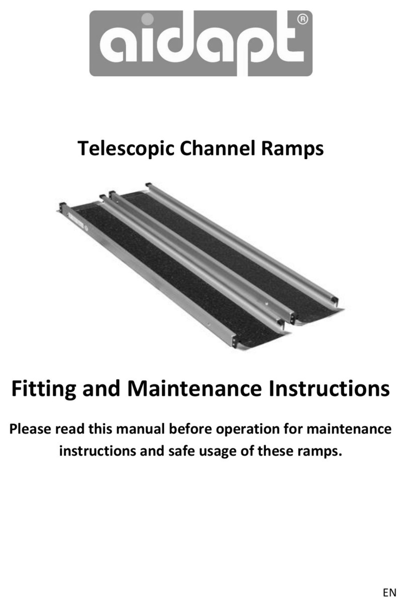 aidapt VA147F Fitting and Maintenance Instructions