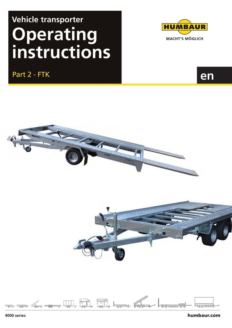 Humbaur FTK 4000 Series operating instructions