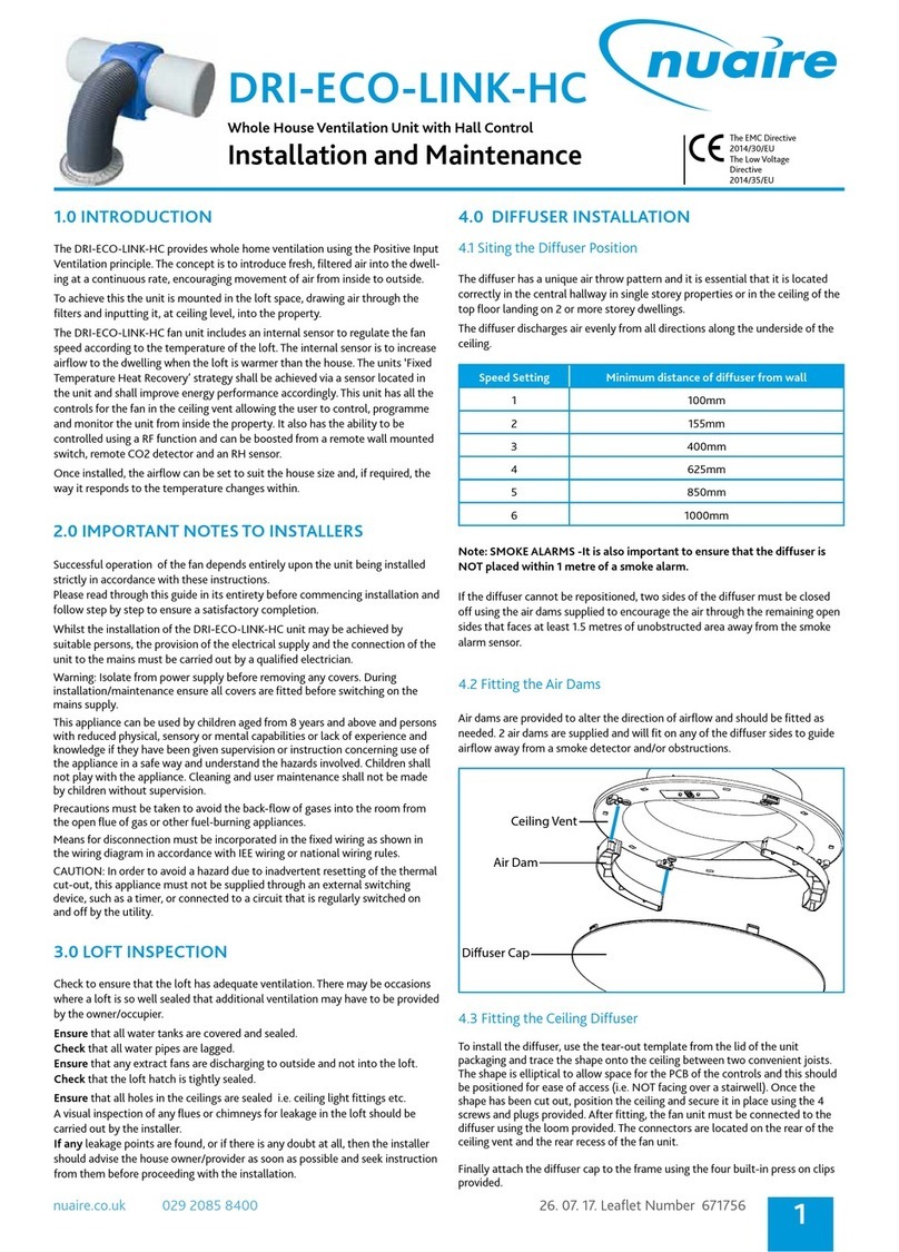 NuAire DRI-ECO-LINK-HC Instruction Manual