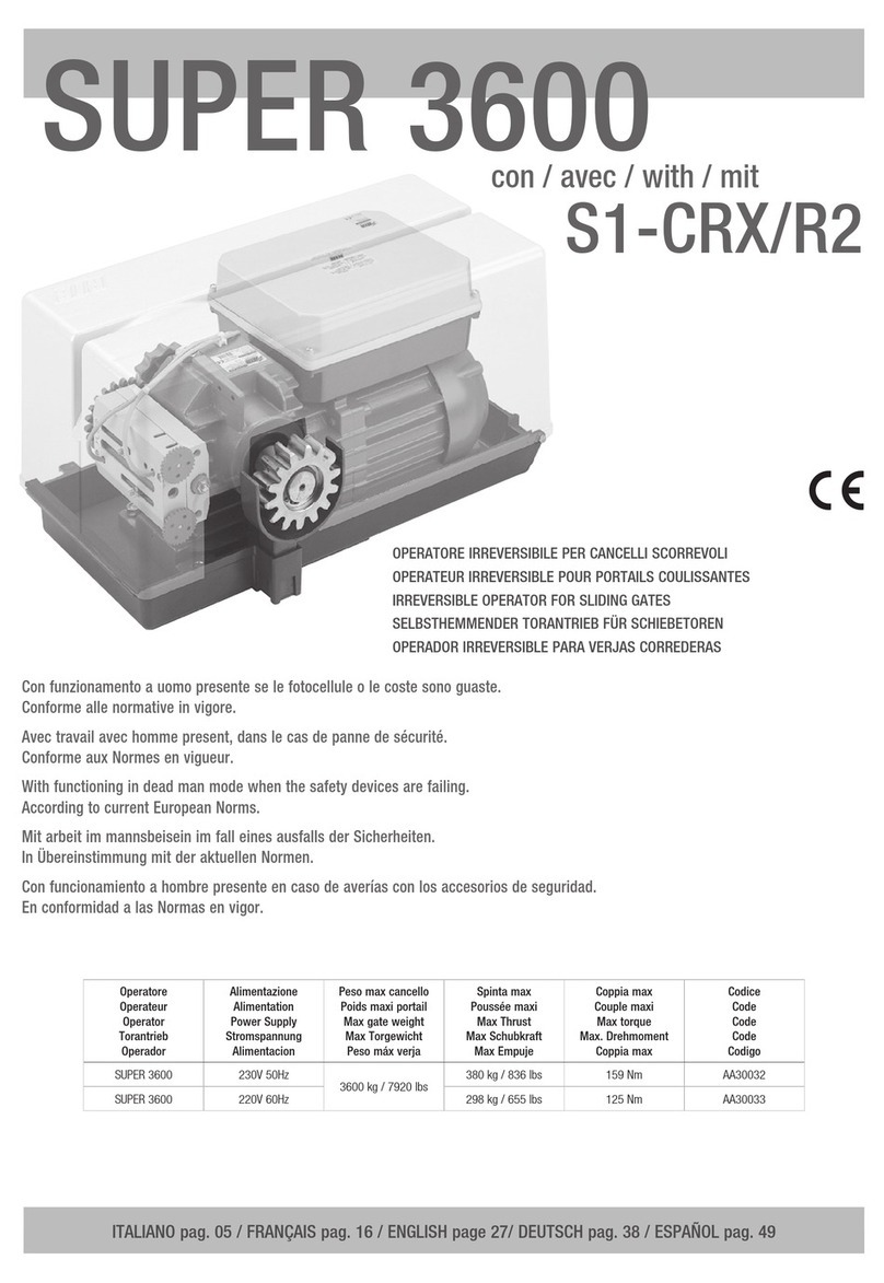 RIB SUPER 3600 manual